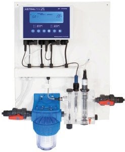 Poolwatch Basic otomatik kontrol sistemi (pH, Redox kontrol paneli)