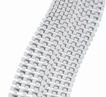 EKO DALGA DESEN HAVUZ IZGARASI h=2 cm  ÇİFT geçme - 25 cm