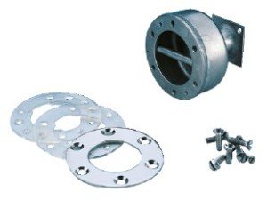 Prefabrik havuzlar için, düz ankraj AISI-316  Flanş, conta ve vidaları ile beraber