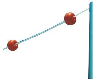 Yanlış atlama ikaz seti Havuz genişliği 25 m. için. Ø48 mm. 2 adet borudan oluşan set  (19960 ve 19962 ile kullanılır).