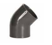 PVC 45° yapıştırma dirsek Ø 32 mm