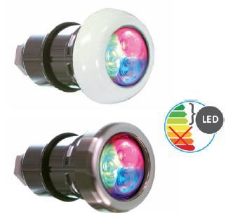 LumiPlus Micro RGB DMX (4W) Beton havuzlar için, Paslanmaz çerçeve