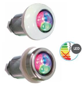 LumiPlus Micro RGB (4W) SPA ve Prefabrik havuzlar için, Paslanmaz çerçeve