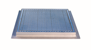 Betonarme havuzlar için paslanmaz dip emis ızgaraları  Kare 250 x 250 mm dip süzgeç (Cr-Ni 304)