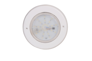 Ekonomik LED ampullü MIDI sıva üstü projektör (Ø 160 mm)  9 W Ampul ile Beyaz (860 Lümen) (AC)