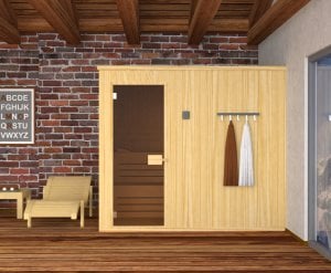 Classic Select Sauna (250 x 250 x 210 cm)