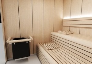 Innsbruck Sauna (180 x 180 x 206 cm)