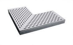 Havuz paslanmaz çelik ızgara köşe parçası 295mm