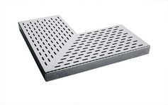 Havuz-paslanmaz çelik ızgara köşe parçası 345mm