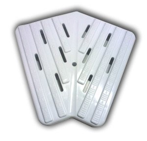 Köşe parçası 45° Yükseklik 22 mm, kanal genişliği 295 mm