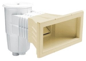 Geniş ağızlı Yuvarlak kapak skimmer - Bej