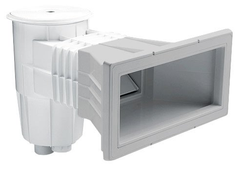 Geniş ağızlı Yuvarlak kapak skimmer - Açık Gri