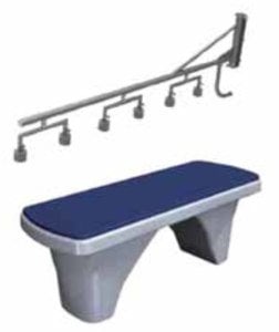 Vichy Duş Sistemi için Yatak