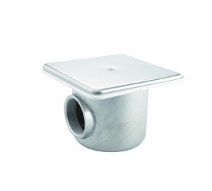 AISI 316 Paslanmaz Çelik Kare Dip emiş 2” yandan bağlantılı