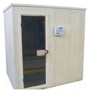Ladin Sauna Kabinleri Plug & Play (1,5 x 1,5 x 2,1)