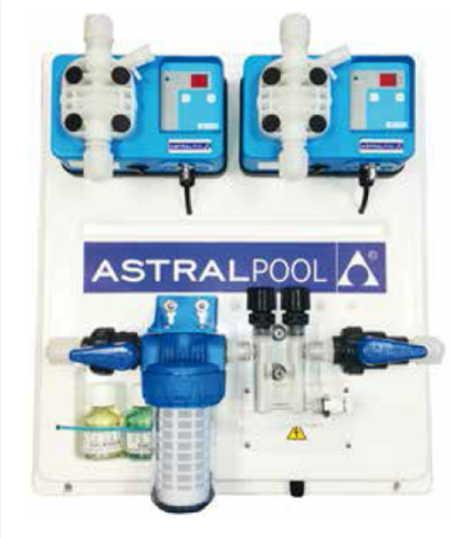 Micro ( Rx ) dozaj regülatörleri (Membranlı) panel üzerine monteli + ön filtreli10 l/h, 2 bar