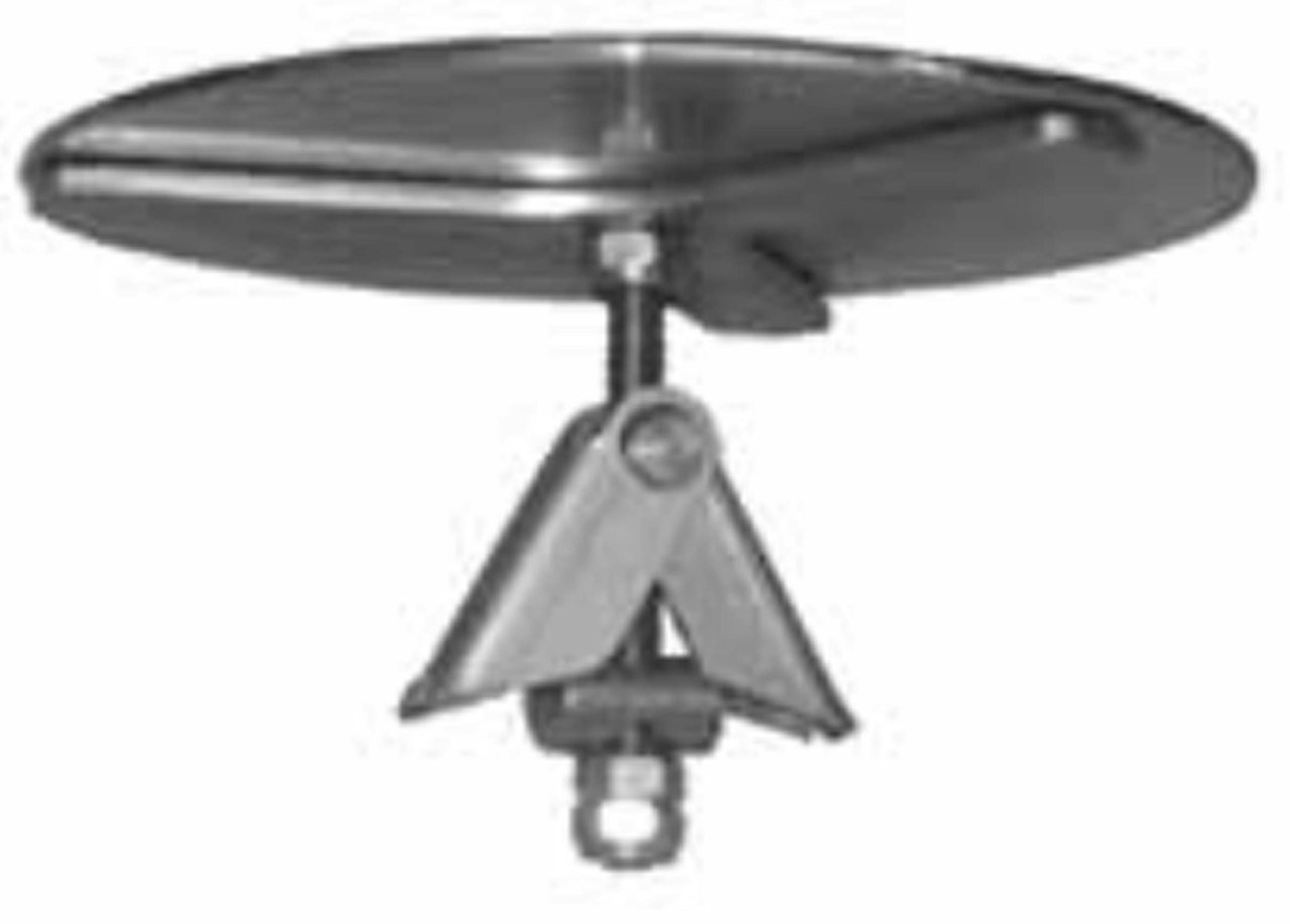 Paslanmaz çelik geçmeli tip taban besi ağzıØ 75 / Ø 90 / Ø 110 mm boru için