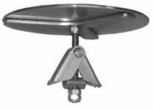 Paslanmaz çelik geçmeli tip taban besi ağzıØ 75 / Ø 90 / Ø 110 mm boru için