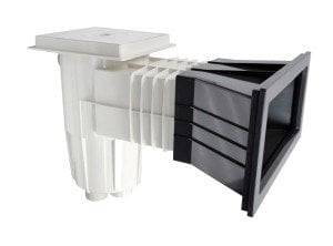 Standart kare kapaklı Liner skimmer, Antrasit