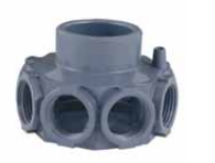 Filtre kollektörü 1'' iç Ø 50, dış Ø 75 8 Kollu