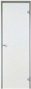 Alüminyum Çerçeveli Düz Camlı Sauna/ Buhar Odası Kapısı (Derinlik: 6 cm)
