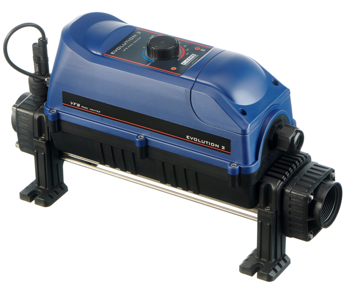 Elecro Evolution 2 (Komple Titanyum) elektrikli havuz suyu ısıtıcısı  Monofaze/Trifaze Analog Kontrol