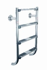 kolsuz güvenlik basamaksız çıkış merdiveni - 4 basamaklı