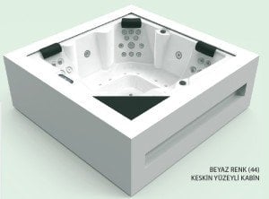 PURE ERGO Spa Beyaz Keskin Yüzeyli PureLine + ECOSpa Yalıtım