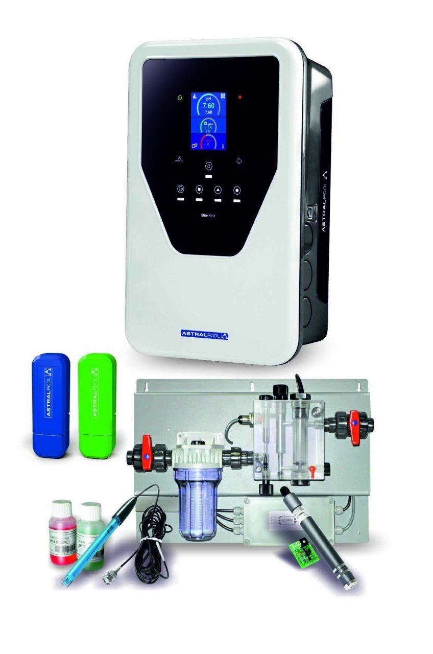 Control Connect: Akıllı çok fonksiyonlu kontrol cihazı pH / Cl(ppm) / sıcaklık (panel prob tutucu ile)