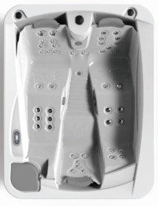 OCEAN 70 Spa Butterfly kaplama + Paslanmaz jet + Paslanmaz bar+ Lumiplus + Örtü