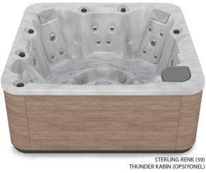 SELECT E Spa Thunder kaplama + Paslanmaz jet + Örtü