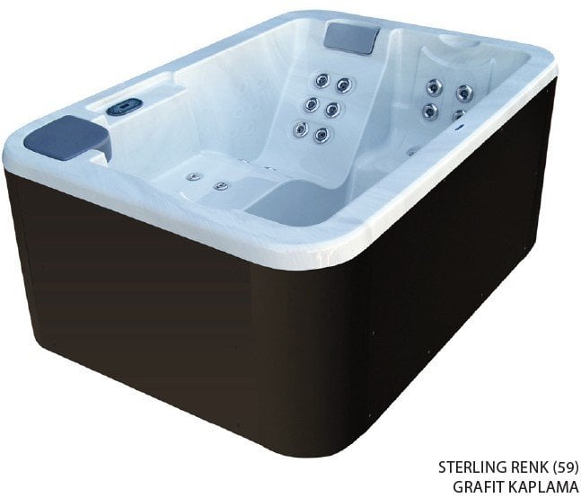 EQUILIBRE E Spa Thunder kaplama + Paslanmaz jet + Örtü