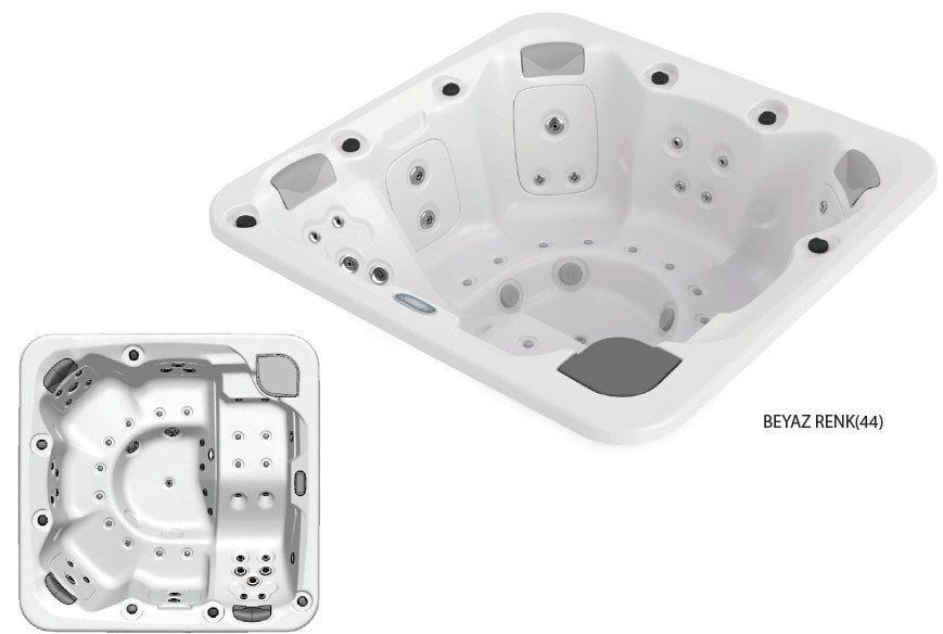 THALASSA E Spa + Kromoterapi LED lamba + Dijital kontrol paneli