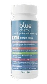 Blue Check, test çubukları (diller EN, FR, DE, NL)