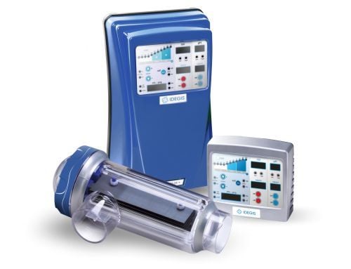 tecno serisi tuz elektroliz cihazı , ph kontrolü ile beraber- 24 gr / h - 80 m³