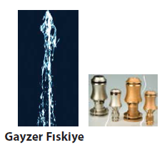 Gayzer fıskiye Nikel kaplama