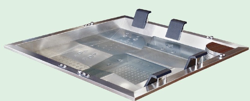 MINERVA Design paslanmaz çelik SPA + Lamba