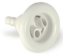 Çift Çıkışlı Döner Spa Jeti, Beyaz Plastik