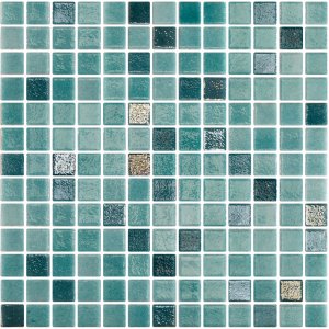 Havuz cam mozaik Premium Pearl Finish Mix MURANO 33.4 x 33.4 cm