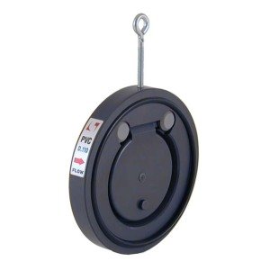 PVC yaprak çekvalfler (çıplak) Ø 125 mm