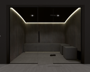 buhar odası   300 x 250 x 220 cm Asana model