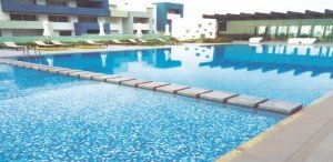 Havuz Cam Mozaik, Mavi karma