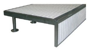 Atlama Podyumu Yükseltme platformu sağ köşe bitiş parçası