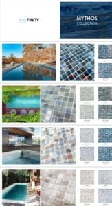 Havuz Cam Mozaik, Taş efekti