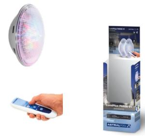 Kablosuz kumandalı PAR56 V1 led ampul 1adet RGB ampul + 1 adet Kumanda AC 27W