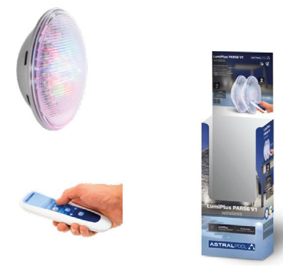 Kablosuz kumandalı PAR56 V1 led ampul 1adet RGB ampul