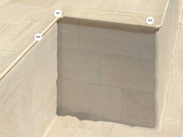 Rosa Gres Skimmerli Havuz SE3 - 31 x 31 x 2,6