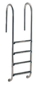 Süper Eko ''MURO'' merdiven  Paslanmaz Çelik 4 basamaklı  AISI - 304